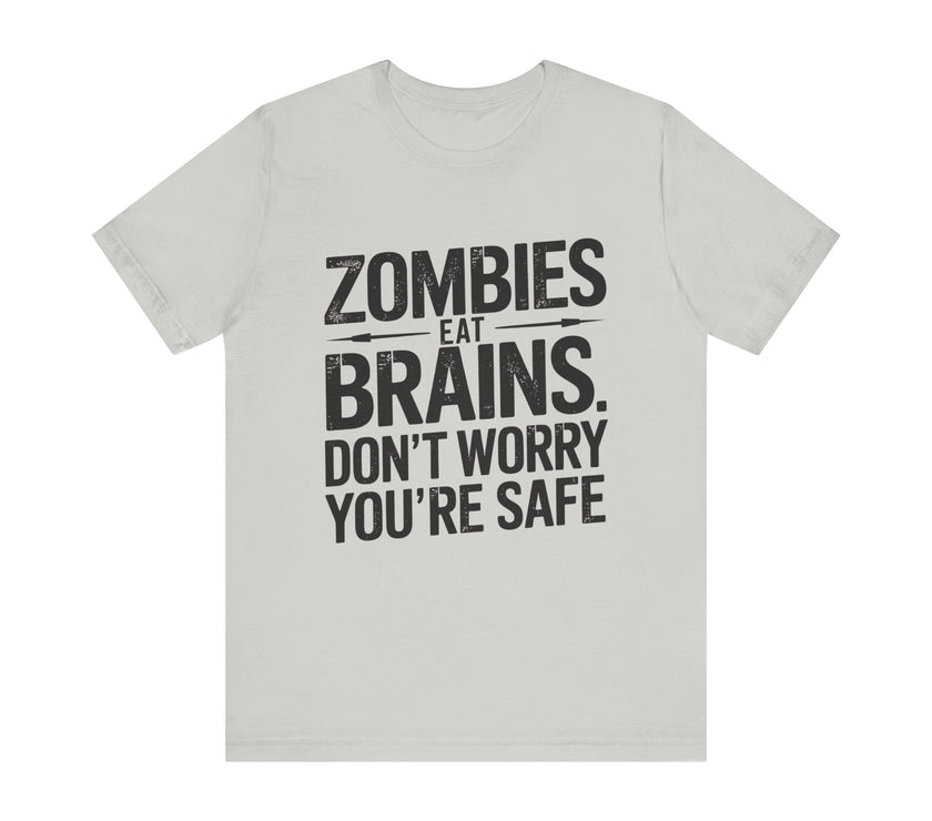 "Zombie Safety Advisory" Funny T-Shirt