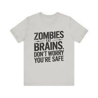 "Zombie Safety Advisory" Funny T-Shirt