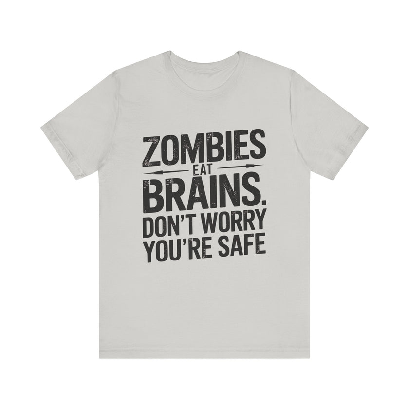 "Zombie Safety Advisory" Funny T-Shirt