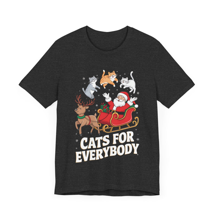 Cats for Everybody - Funny Christmas Cat Lover T-Shirt