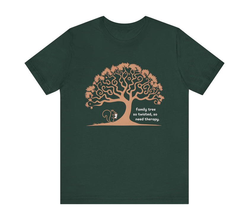 Twisted Family Tree Therapy Squirrel T-Shirt