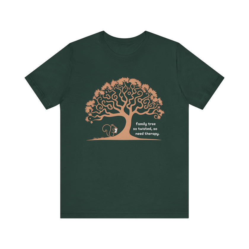 Twisted Family Tree Therapy Squirrel T-Shirt