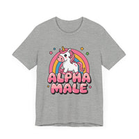 Alpha Male: Unicorn Edition - Funny and Unique T-Shirt