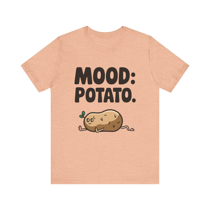 Mood Potato - Lazy Couch Potato Humor T-Shirt