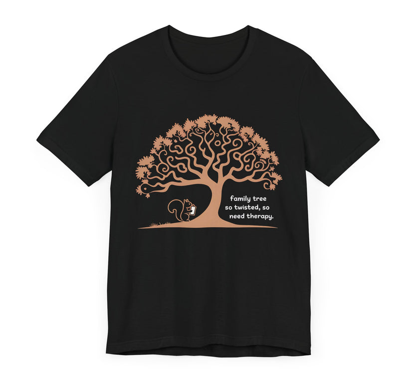 Twisted Family Tree Therapy Squirrel T-Shirt