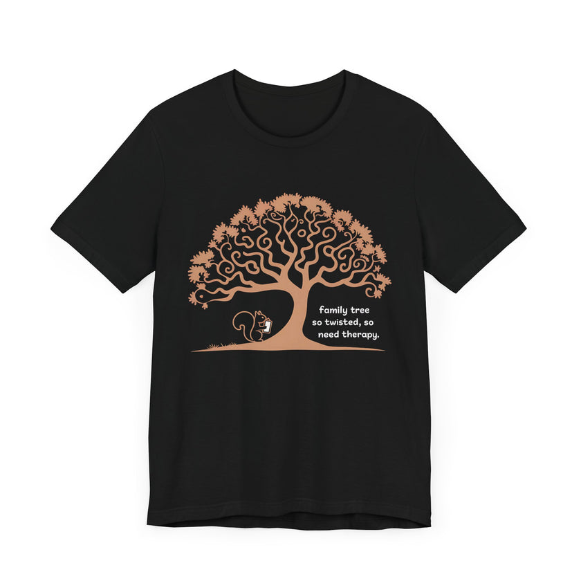 Twisted Family Tree Therapy Squirrel T-Shirt