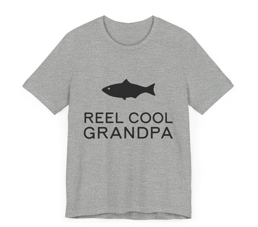 Reel Cool Grandpa - Funny Fishing T-shirt