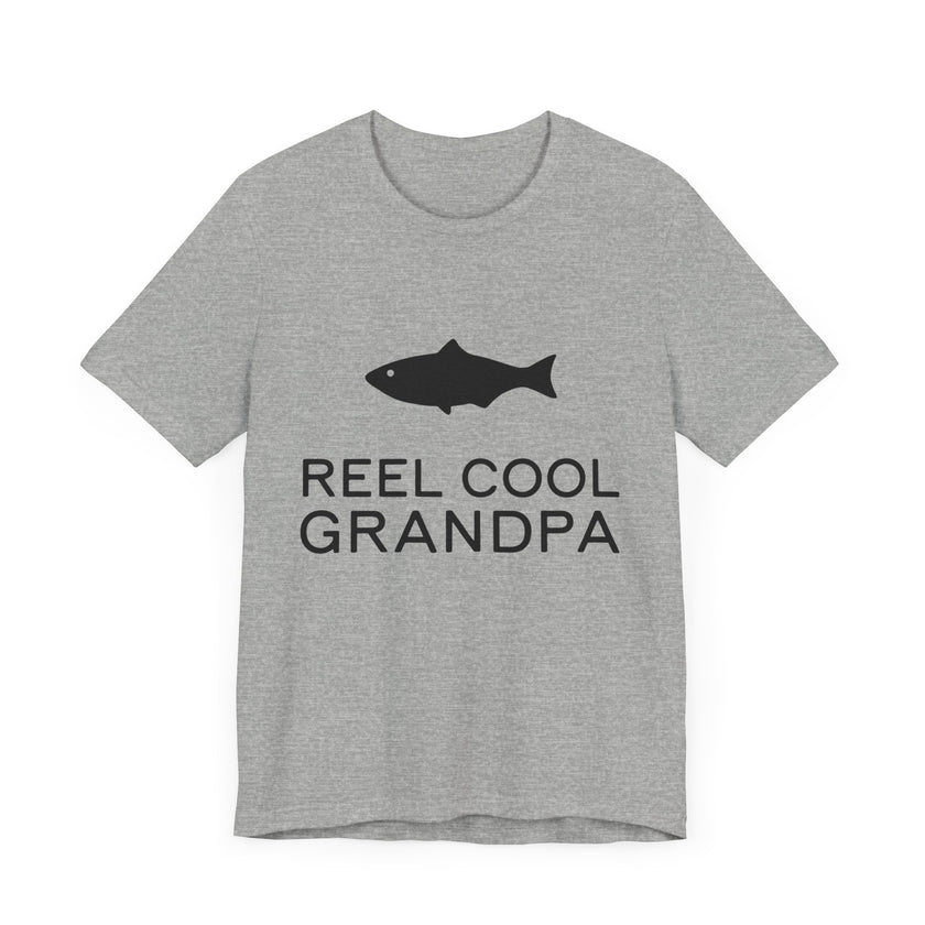 Reel Cool Grandpa - Funny Fishing T-shirt