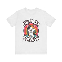 "Chlamydia Survivor" Cute Cat T-Shirt