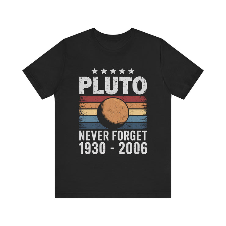 "Pluto Never Forget 1930–2006" Retro Tribute T-Shirt