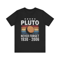 "Pluto Never Forget 1930–2006" Retro Tribute T-Shirt