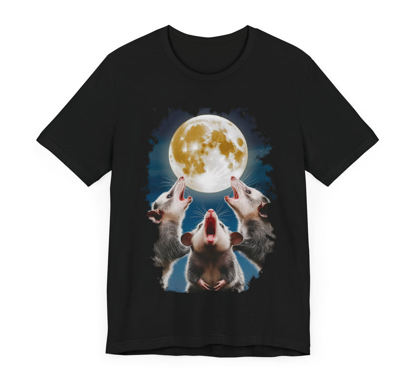 Funny Rodent Moon Howling - Quirky and Humorous