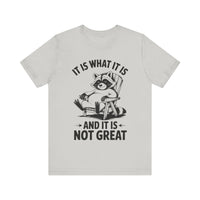 It is What it is and it is Not Great - Funny Raccoon