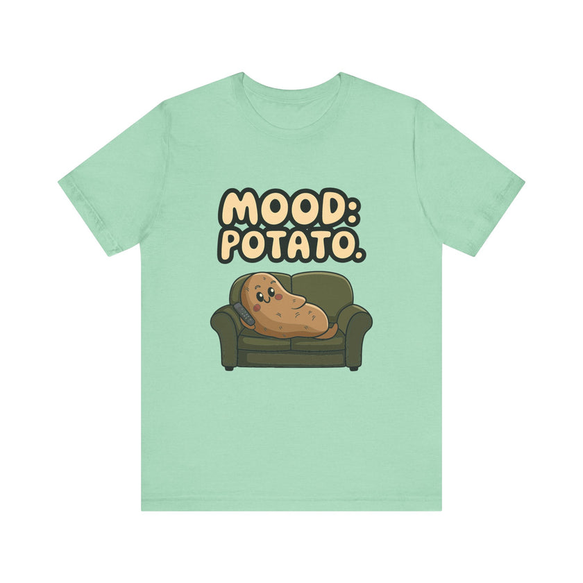 Mood Potato: Couch Potato Lazy Humor T-Shirt