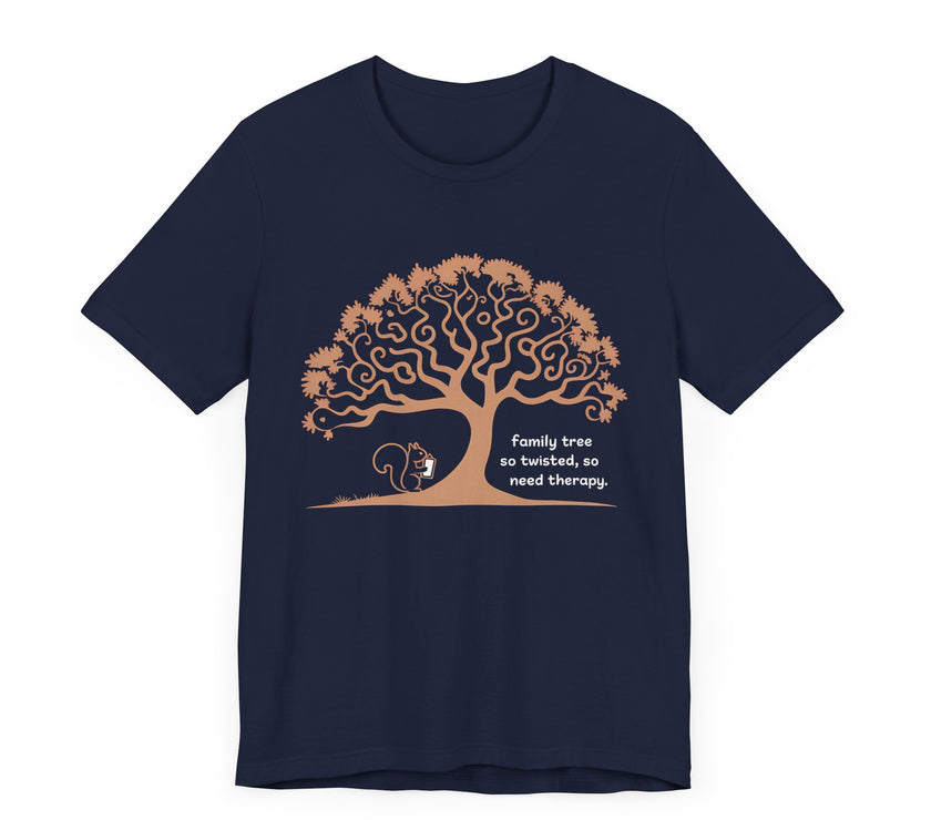 Twisted Family Tree Therapy Squirrel T-Shirt