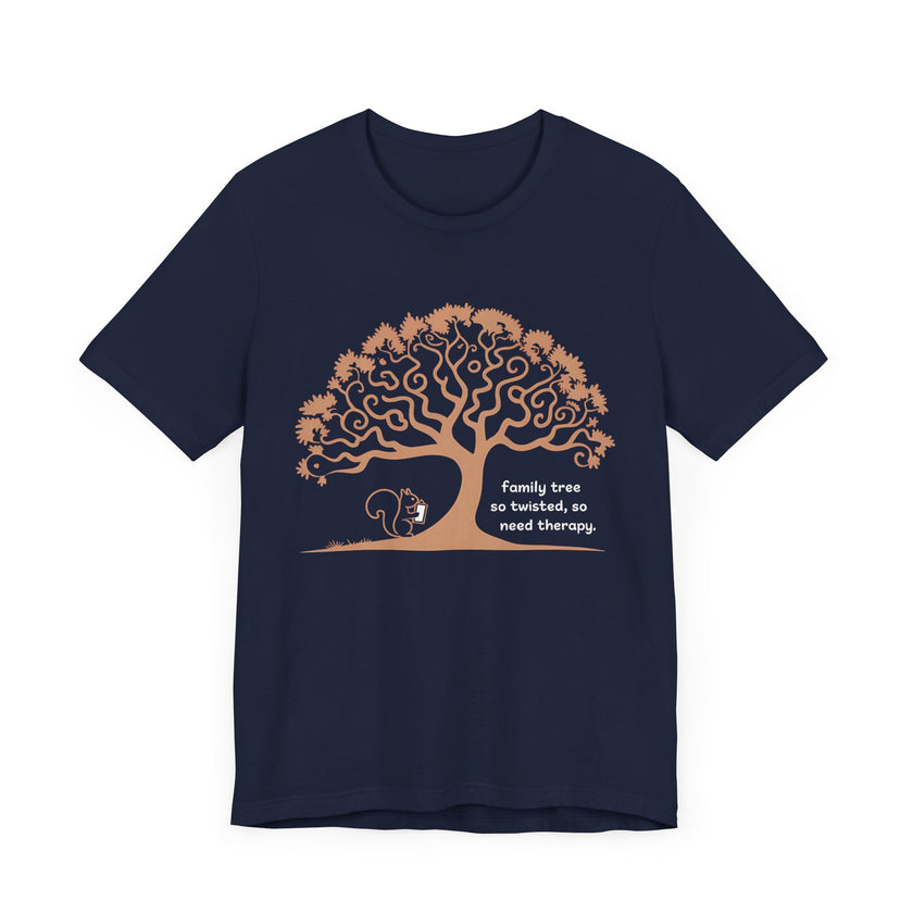 Twisted Family Tree Therapy Squirrel T-Shirt