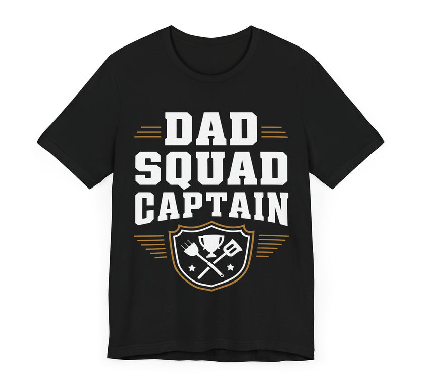 Dad Squad Captain - Grill Lover T-Shirt