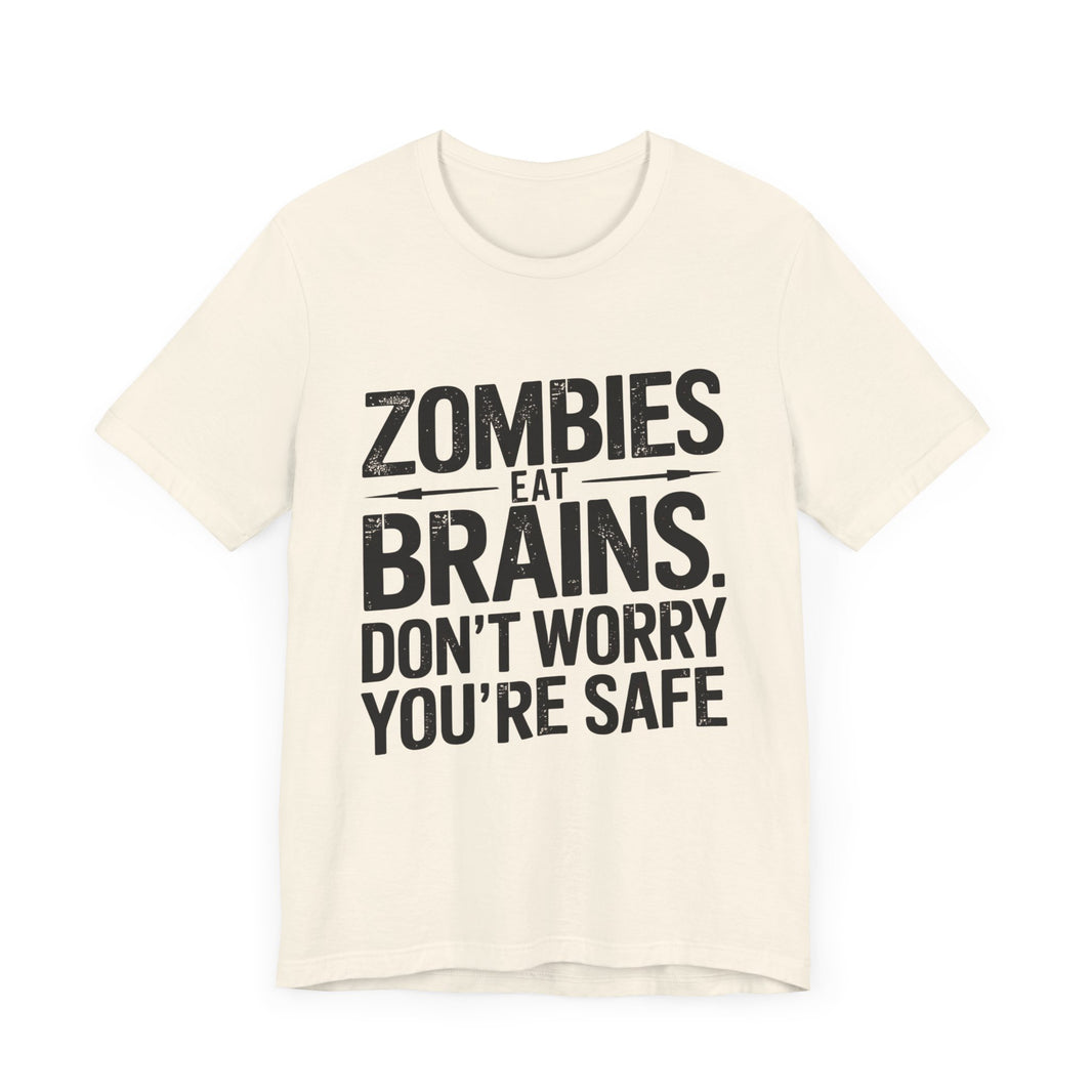 "Zombie Safety Advisory" Funny T-Shirt