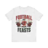 Football Feasts - Funny Rugby and Steak T-Shirt