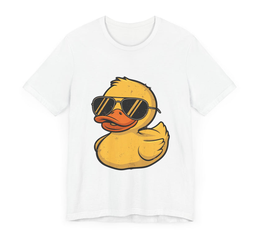 Cool Duck with Sunglasses Graphic T-Shirt