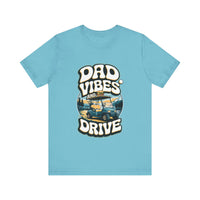 Dad Vibes and Drive - Funny Golf Dad T-Shirt