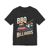 BBQ and Billiards - Funny Grill and Pool T-Shirt