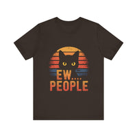 Ew People - Funny Black Cat T-shirt