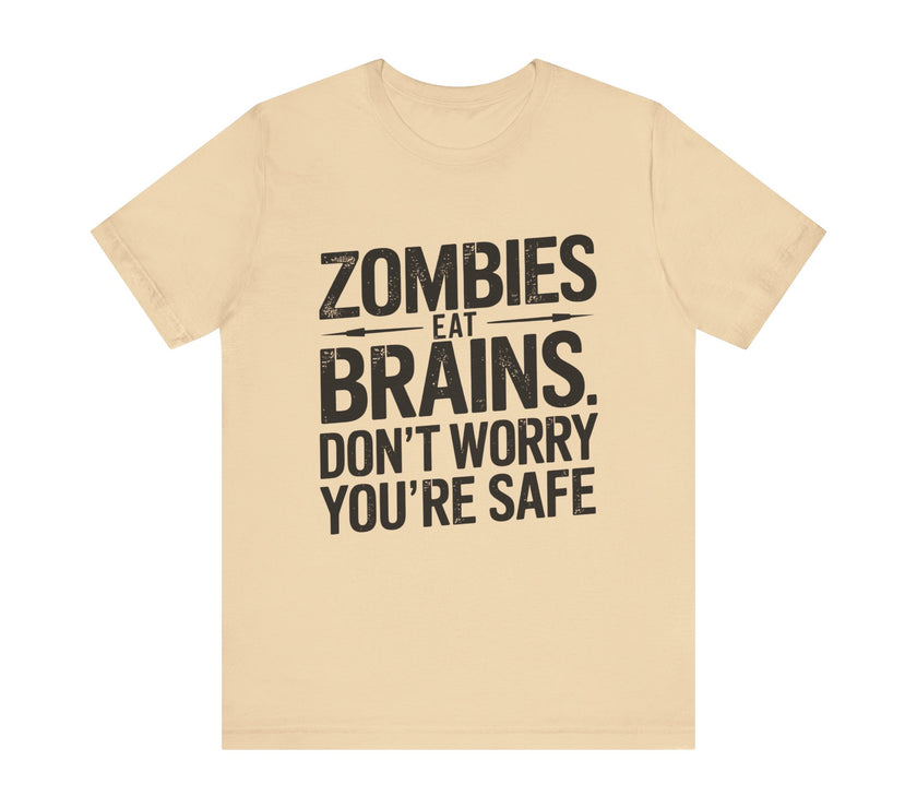 "Zombie Safety Advisory" Funny T-Shirt