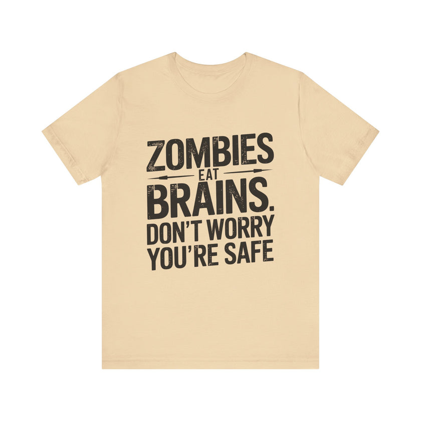 "Zombie Safety Advisory" Funny T-Shirt