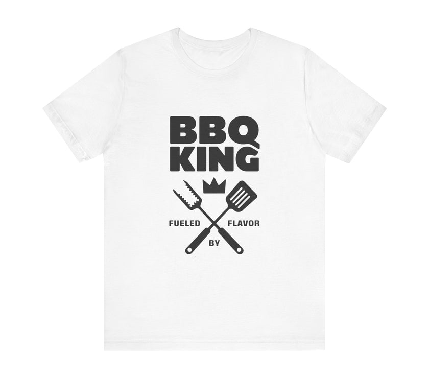 BBQ King Fueled by Flavor - Funny Grill Master T-Shirt