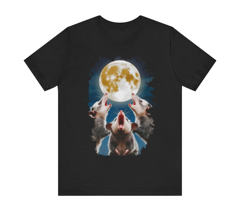 Funny Rodent Moon Howling - Quirky and Humorous