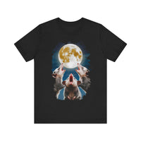 Funny Rodent Moon Howling - Quirky and Humorous