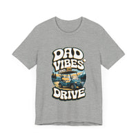 Dad Vibes and Drive - Funny Golf Dad T-Shirt