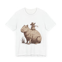 Funny Capybara and Rodent Buddy - Adorable and Humorous