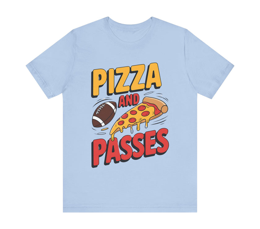 Pizza and Passes - Funny Football Rugby