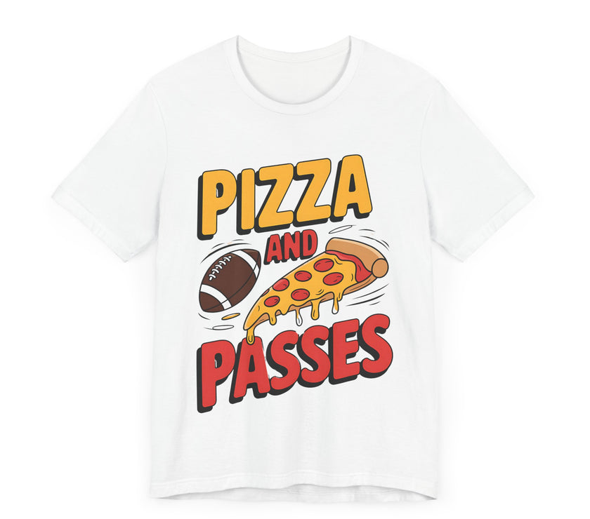 Pizza and Passes - Funny Football Rugby