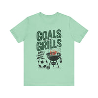 Goals and Grills Soccer Lover Dad T-Shirt