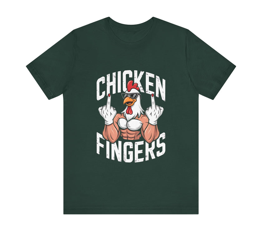 "Chicken Fingers" Hilarious Graphic T-Shirt