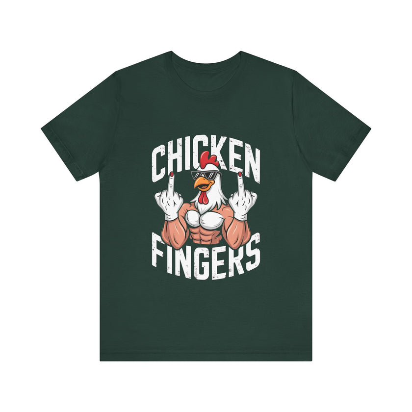 "Chicken Fingers" Hilarious Graphic T-Shirt