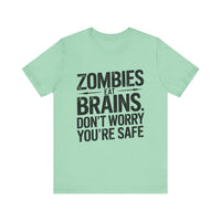 "Zombie Safety Advisory" Funny T-Shirt