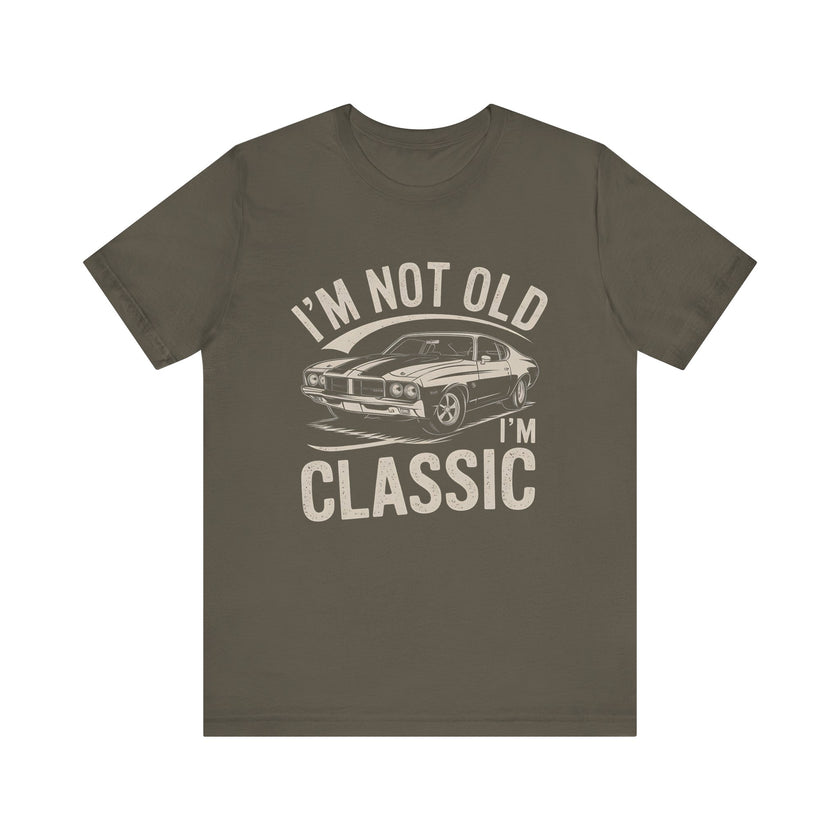 "I'm Not Old, I'm Classic" Vintage Car T-Shirt