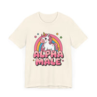 Alpha Male: Unicorn Edition - Funny and Unique T-Shirt