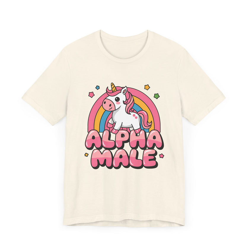 Alpha Male: Unicorn Edition - Funny and Unique T-Shirt