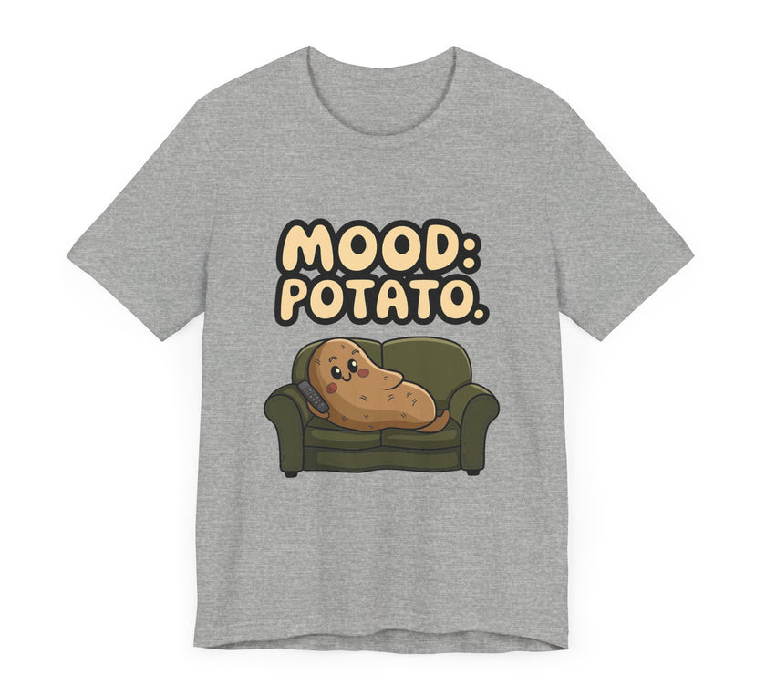 Mood Potato: Couch Potato Lazy Humor T-Shirt