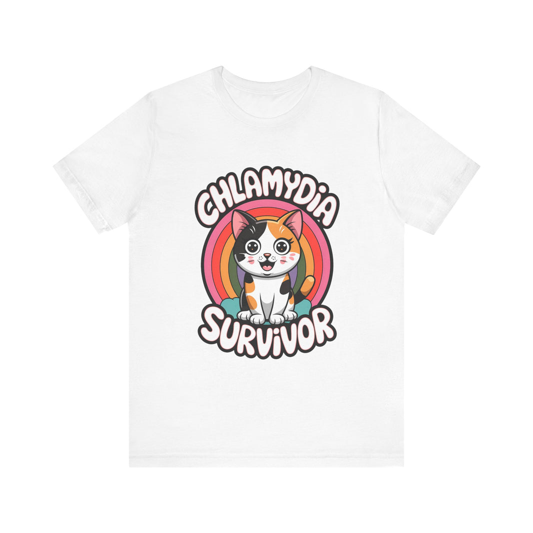 "Chlamydia Survivor" Cute Cat T-Shirt