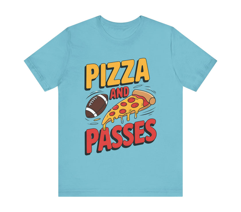 Pizza and Passes - Funny Football Rugby