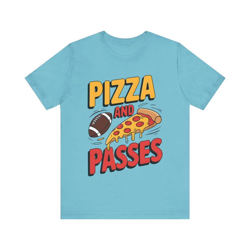 Pizza and Passes - Funny Football Rugby