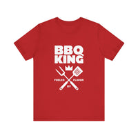 BBQ King Fueled by Flavor - Funny Grill Master T-Shirt