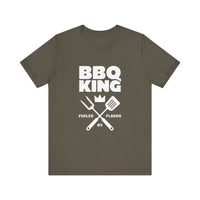 BBQ King Fueled by Flavor - Funny Grill Master T-Shirt