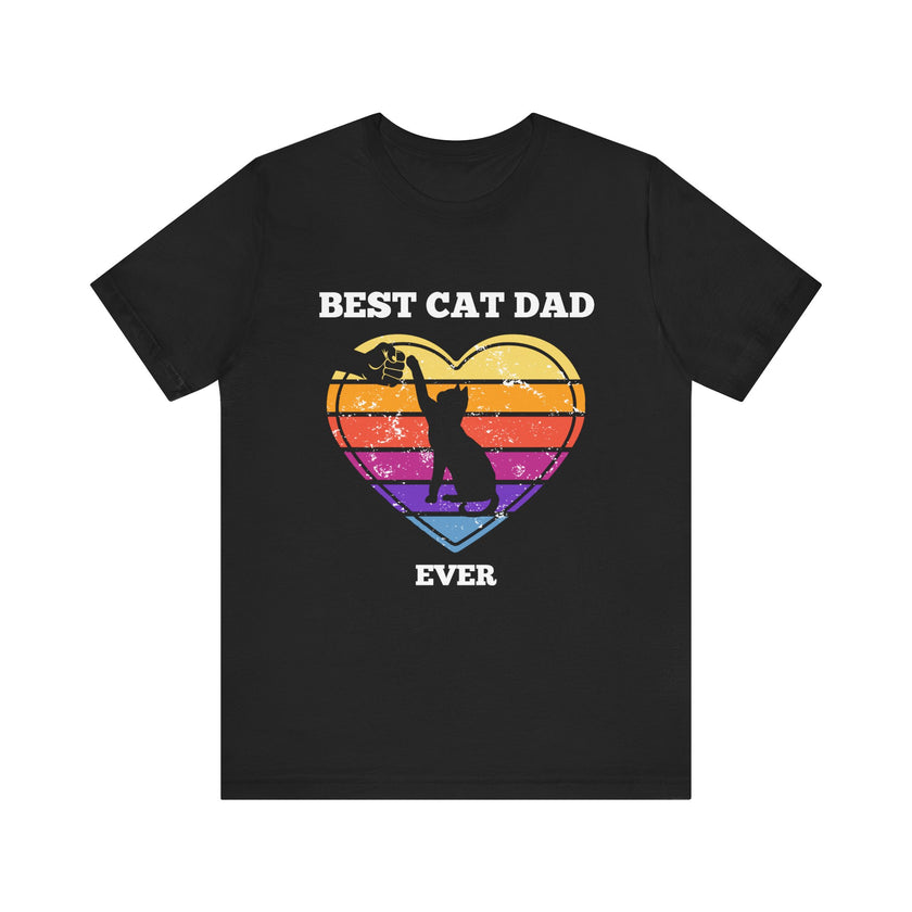 Best Cat Dad Ever - Funny Cat Lover T-Shirt